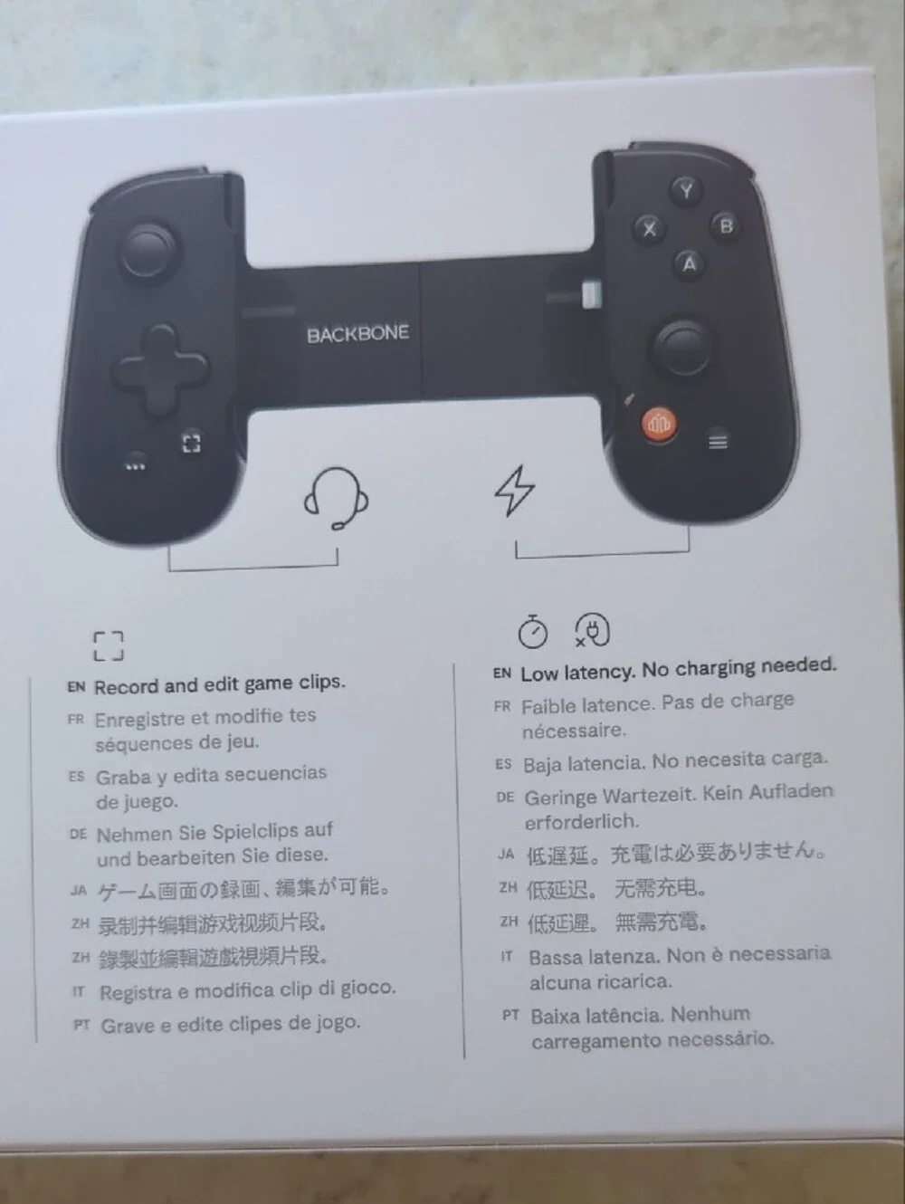 Backbone Mobile Gaming Controller - Black For iPhone